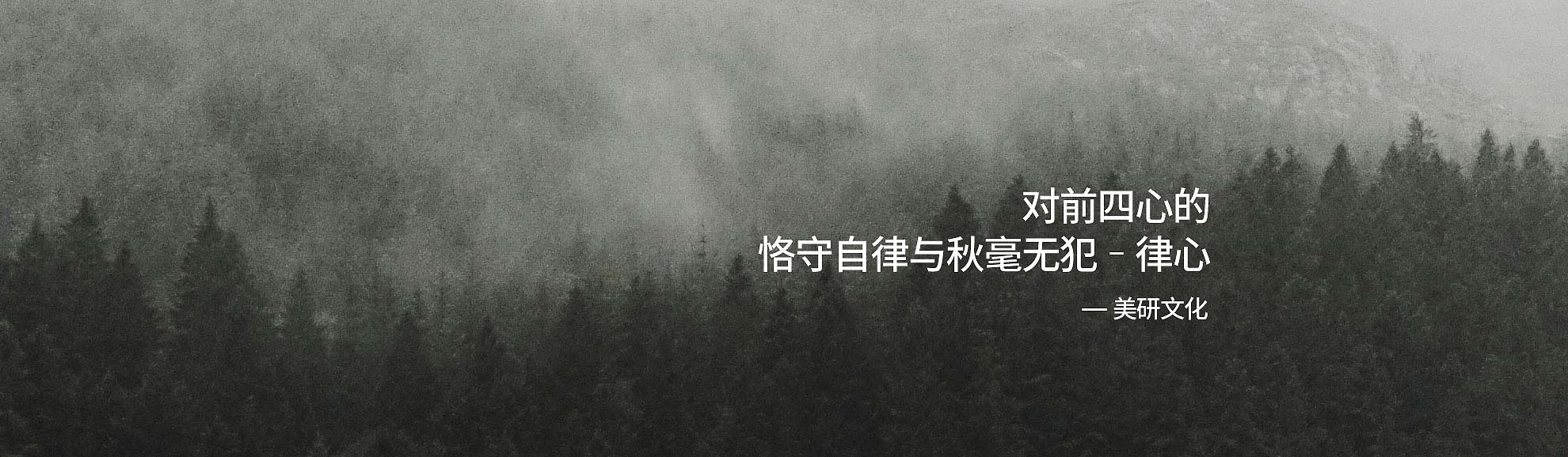 律心是對(duì)前四心的恪守自律與秋毫無犯-美研標(biāo)識(shí)設(shè)計(jì)公司